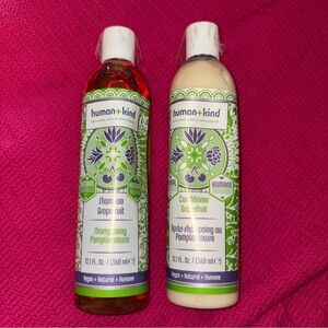 Human+Kind Grapefruit Shampoo & Conditioner Set Sulfate Free New